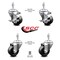 Service Caster 3.5 Inch Phenolic Wheel Swivel 10mm Threaded Stem Caster Brakes SCC, 2PK SCC-TS20S3514-PHR-M1015-2-TLB-2 - alternate 3